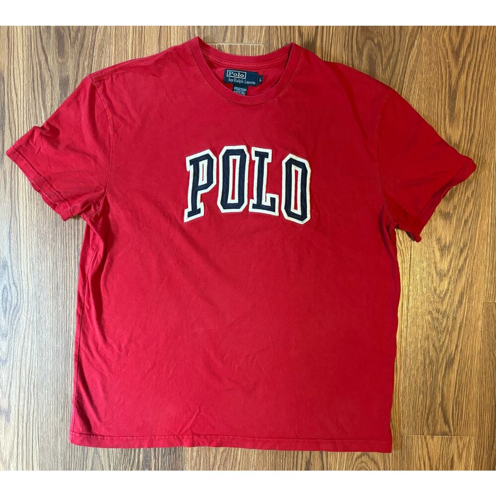 Vintage Polo by Ralph Laurence Red T-shirt